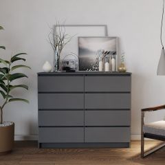МОРИ МК 1200.8 Комод (графит) в Ялуторовске - yalutorovsk.mebel24.online | фото