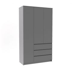 МОРИ МШ 1200.1 Шкаф (графит) в Ялуторовске - yalutorovsk.mebel24.online | фото 2
