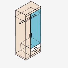 НИКА Н10з Шкаф для одежды в Ялуторовске - yalutorovsk.mebel24.online | фото 4