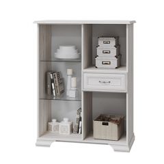 НИКОЛЬ Комод с 1 ст.дв., 2 гл.дв, 1 ящика в Ялуторовске - yalutorovsk.mebel24.online | фото 2