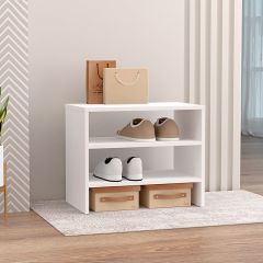 Обувница открытая 550 (ЛДСП белый) в Ялуторовске - yalutorovsk.mebel24.online | фото