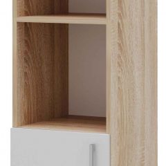 Пенал ПКС-8 Дуб сонома/Белый глянец в Ялуторовске - yalutorovsk.mebel24.online | фото