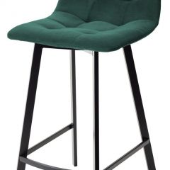 Полубарный стул CHILLI-QB SQUARE зеленый #19, велюр / черный каркас (H=66cm) М-City в Ялуторовске - yalutorovsk.mebel24.online | фото