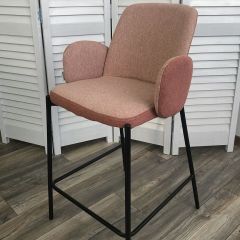 Полубарный стул NYX (H=65cm) VF109 розовый / VF110 брусничный М-City в Ялуторовске - yalutorovsk.mebel24.online | фото