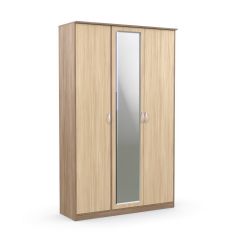Шкаф 3-х створчатый Дуэт Люкс с зеркалом в Ялуторовске - yalutorovsk.mebel24.online | фото 5