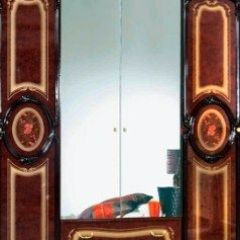 Шкаф 4-х дверный с зеркалами (01.144) Роза (могано) в Ялуторовске - yalutorovsk.mebel24.online | фото
