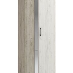 Шкаф Эмма (Дуб Крафт серый/белый) в Ялуторовске - yalutorovsk.mebel24.online | фото
