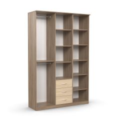 Шкаф комбинированный Дуэт Люкс без зеркала в Ялуторовске - yalutorovsk.mebel24.online | фото 2