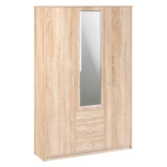 Шкаф комбинированный Дуэт Люкс с зеркалом в Ялуторовске - yalutorovsk.mebel24.online | фото 2