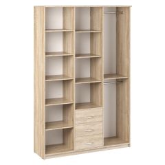 Шкаф комбинированный Дуэт Люкс с зеркалом в Ялуторовске - yalutorovsk.mebel24.online | фото 3