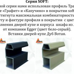 Шкаф-купе 1400 серии SOFT D8+D2+B2+PL4 (2 ящика+F обр.штанга) профиль «Капучино» в Ялуторовске - yalutorovsk.mebel24.online | фото 10