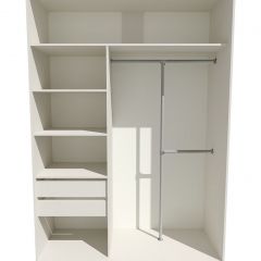 Шкаф-купе 1400 серии SOFT D8+D2+B2+PL4 (2 ящика+F обр.штанга) профиль «Капучино» в Ялуторовске - yalutorovsk.mebel24.online | фото 2