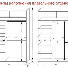 Шкаф-купе 1600 серии SOFT D6+D4+B2+PL2 (2 ящика+1штанга+1 полка) профиль «Капучино» в Ялуторовске - yalutorovsk.mebel24.online | фото 9