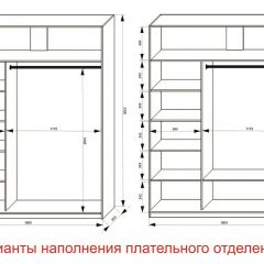 Шкаф-купе 1800 серии SOFT D1+D3+B2+PL1 (2 ящика+1штанга) профиль «Графит» в Ялуторовске - yalutorovsk.mebel24.online | фото 6