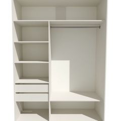 Шкаф-купе 1800 серии SOFT D6+D4+B2+PL2 (2 ящика+1штанга+1 полка) профиль «Капучино» в Ялуторовске - yalutorovsk.mebel24.online | фото 2