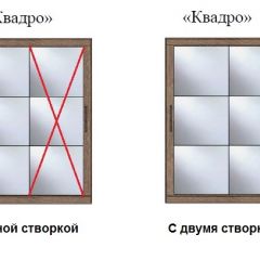 Шкаф-купе №19 Серия 3 Квадро (1700) Ясень Анкор светлый в Ялуторовске - yalutorovsk.mebel24.online | фото 3