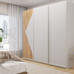 Шкаф-купе 2400 серии SOFT D7+D3+D3+B22+PL4 (по 2 ящика лев/прав+2штанги) профиль «Капучино» в Ялуторовске - yalutorovsk.mebel24.online | фото 5