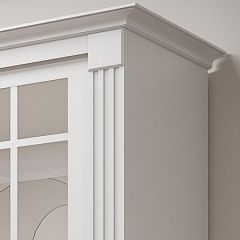Шкаф-купе 2450 серии NEW CLASSIC K5+K5+K5+B22+PL3 (по 2 ящика лев/прав+1 штанга+1полка) профиль «Капучино» в Ялуторовске - yalutorovsk.mebel24.online | фото 4