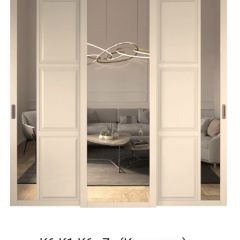 Шкаф-купе 2450 серии NEW CLASSIC K5+K5+K5+B22+PL3 (по 2 ящика лев/прав+1 штанга+1полка) профиль «Капучино» в Ялуторовске - yalutorovsk.mebel24.online | фото 15