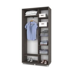 РОЛАНД Шкаф-купе Анкор темный (450*1100) Р411 в Ялуторовске - yalutorovsk.mebel24.online | фото 2