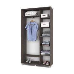 РОЛАНД Шкаф-купе Анкор темный (450*1200) Р421 в Ялуторовске - yalutorovsk.mebel24.online | фото 2