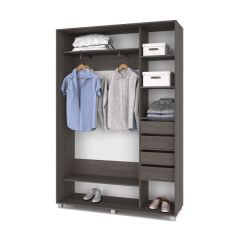 РОЛАНД Шкаф-купе Анкор темный (450*1500) Р451 в Ялуторовске - yalutorovsk.mebel24.online | фото 4