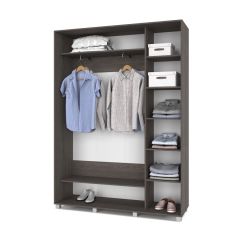 РОЛАНД Шкаф-купе Анкор темный (450*1600) Р461 в Ялуторовске - yalutorovsk.mebel24.online | фото 3