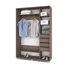 РОЛАНД Шкаф-купе Шимо темный (450*1500) Р451 в Ялуторовске - yalutorovsk.mebel24.online | фото 5