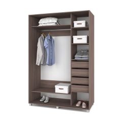 РОЛАНД Шкаф-купе Шимо темный (600*1700) Р671 в Ялуторовске - yalutorovsk.mebel24.online | фото 4