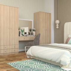 Шкаф Нина (М6) Ясень шимо светлый в Ялуторовске - yalutorovsk.mebel24.online | фото