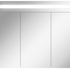 Шкаф-зеркало Аврора 85 с подсветкой LED Домино (DV8010HZ) в Ялуторовске - yalutorovsk.mebel24.online | фото 4