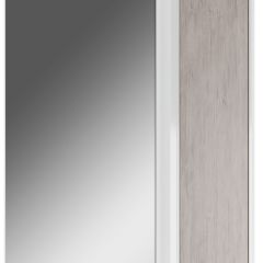 Шкаф-зеркало Uno 60 Дуб серый левый/правый Домино (DU1503HZ) в Ялуторовске - yalutorovsk.mebel24.online | фото