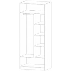 ДИАНА Шкаф 2-х створчатый в Ялуторовске - yalutorovsk.mebel24.online | фото 2