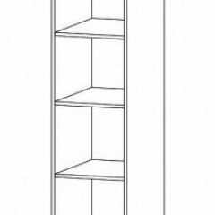 ГАММА Спальный гарнитур (модульный) дуб вотан в Ялуторовске - yalutorovsk.mebel24.online | фото 6