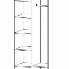 ГАММА Спальный гарнитур (модульный) дуб вотан в Ялуторовске - yalutorovsk.mebel24.online | фото 10