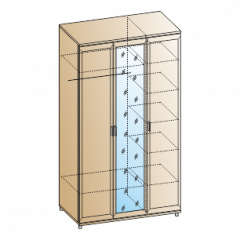 Спальня Мелисса композиция 3 (Акация Молдау) в Ялуторовске - yalutorovsk.mebel24.online | фото 4