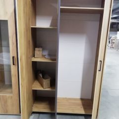 Спальный гарнитур МСП-1 (Модульный) Дуб золотой/Камень темный в Ялуторовске - yalutorovsk.mebel24.online | фото 16