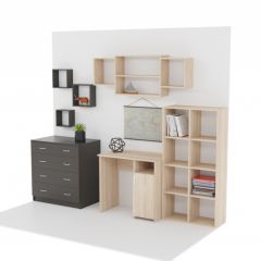Стеллаж 8 секций (дуб сонома) в Ялуторовске - yalutorovsk.mebel24.online | фото 5