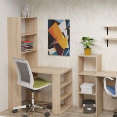 Стеллаж Элемент-1 (дуб сонома) в Ялуторовске - yalutorovsk.mebel24.online | фото 5