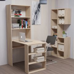 Стеллаж Элемент-1 (дуб сонома) в Ялуторовске - yalutorovsk.mebel24.online | фото 6
