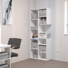 Стеллаж Элемент-2 (белый) в Ялуторовске - yalutorovsk.mebel24.online | фото 3