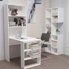 Стеллаж Элемент-2 (белый) в Ялуторовске - yalutorovsk.mebel24.online | фото 4