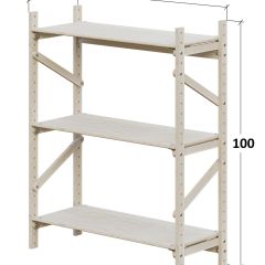 Стеллаж Конструктор Арт.С1000-1 в Ялуторовске - yalutorovsk.mebel24.online | фото 2