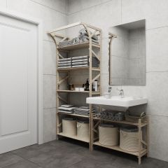 Стеллаж Конструктор Арт.СR2000-1 в Ялуторовске - yalutorovsk.mebel24.online | фото 4