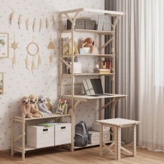 Стеллаж+стол Конструктор Арт.СRСт1-1 в Ялуторовске - yalutorovsk.mebel24.online | фото 4