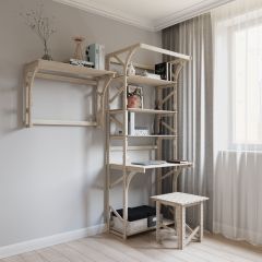 Стеллаж+стол Конструктор Арт.СRСт1-1 в Ялуторовске - yalutorovsk.mebel24.online | фото 6