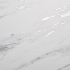 Стол BELLUNO 160 MARBLES KL-99 Белый мрамор матовый, итальянская керамика/ белый каркас, ®DISAUR в Ялуторовске - yalutorovsk.mebel24.online | фото 9
