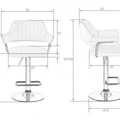 Стул барный DOBRIN CHARLY LM-5019 (красный) в Ялуторовске - yalutorovsk.mebel24.online | фото 2