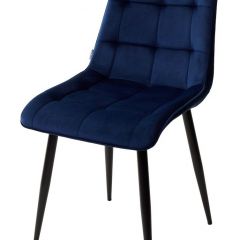 Стул CHIC BLUVEL-86 NAVY BLUE / черный каркас М-City в Ялуторовске - yalutorovsk.mebel24.online | фото