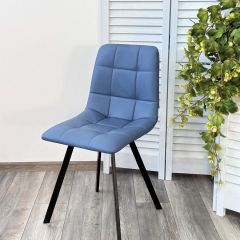 Стул CHILLI-Q SQUARE Oracul 795 Синий, экокожа PU / черный каркас, М-City в Ялуторовске - yalutorovsk.mebel24.online | фото 6